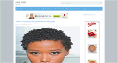 Desktop Screenshot of 10hairloss.com